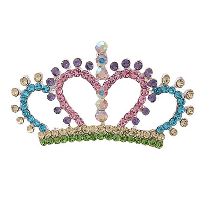 Češalj za kosu za djevojčice Kruna Dječje ukosnice Rhinestone Male tijare Ukrasi za glavu Modni vjenčani dodaci za kosu Šarm Dječji nakit za kosu