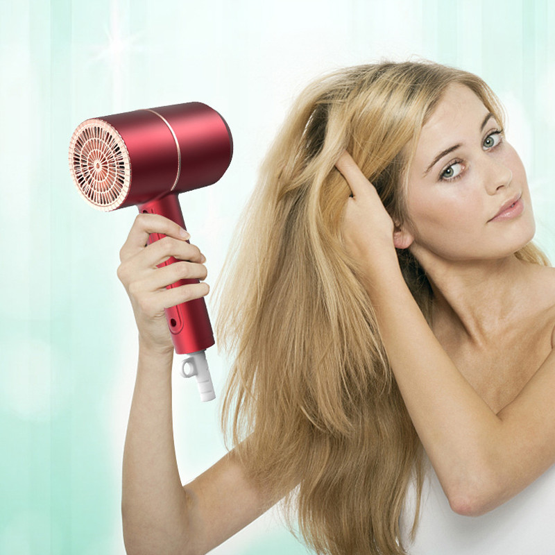 4 Color Secador De Pelo Ηλεκτρικό πιστολάκι μαλλιών Negative Ionic BlueLight Care Ισχυρός ζεστός κρύος άνεμος φυσητήρας Πράσινο πιστολάκι μαλλιών για το σπίτι