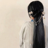 Vintage štipaljke za kosu Tijare Kineski vjenčani dodaci za kosu Drevni rese Biserna glava Retro Hanfu dekor Nakit za kosu