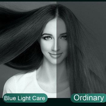 Ηλεκτρικό πιστολάκι μαλλιών Αρνητικό ιοντικό ισχυρό ζεστό κρύο αέρα Μίνι πιστολάκι μαλλιών για οικιακή συσκευή BlueLight Care Secador De Pelo