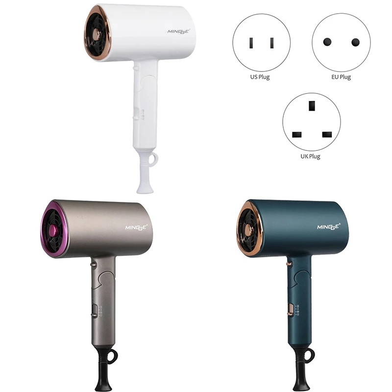 Secador Pelo salongi fööni kate kokkupandav käepidemega puhur Travel universaalsed kaasaskantavad kokkupandavad miniföönid naistele