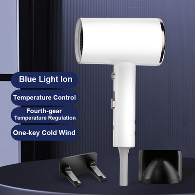 Elektromos hajszárító Kék fény negatív ionos hajszárító Hideg Forró szél Erőteljes fúvó Háztartási szalon Hajszárítók Hajápoló eszközök