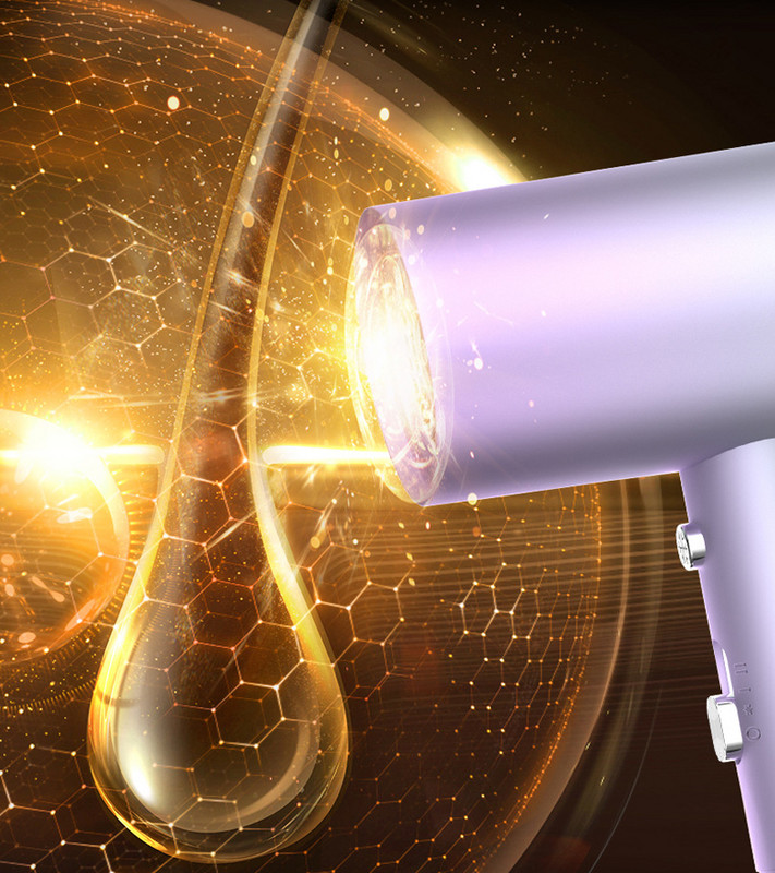 Elektromos hajszárító Kék fény negatív ionos hajszárító Hideg Forró szél Erőteljes fúvó Háztartási szalon Hajszárítók Hajápoló eszközök