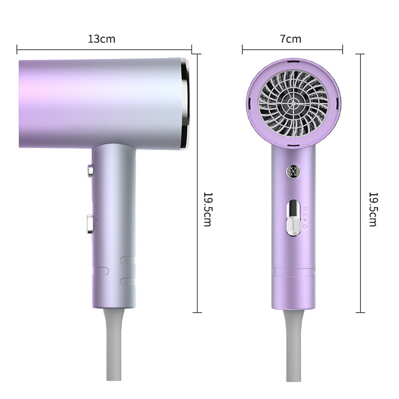 Elektromos hajszárító Kék fény negatív ionos hajszárító Hideg Forró szél Erőteljes fúvó Háztartási szalon Hajszárítók Hajápoló eszközök