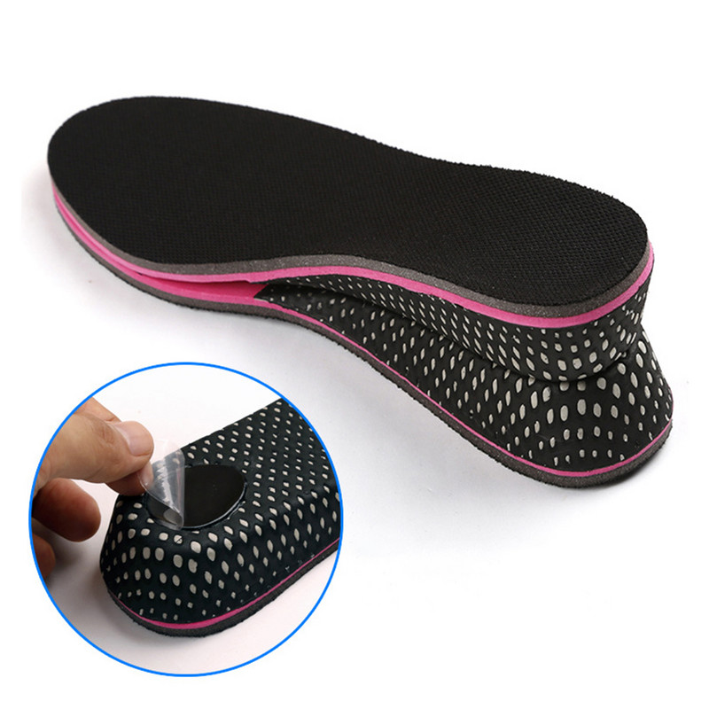 Üks paar 5 cm kõrgust suurendavat sisetalla kanna sisetükid nähtamatud jalatsitõstukid jalatsitõstukid meestele, naistele