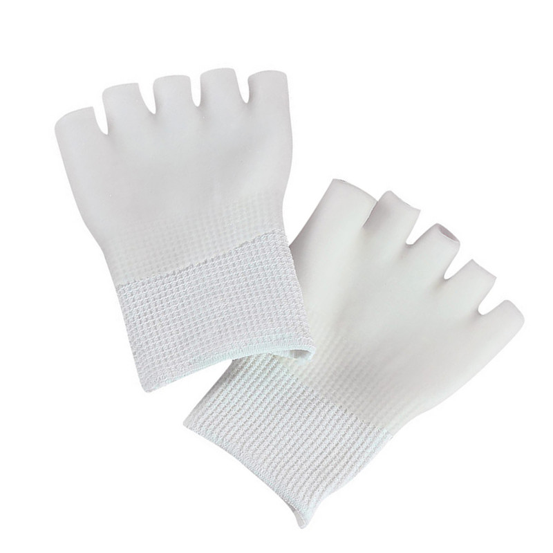 1 paar 5 varbaga geeliga niisutavaid sokke Geel-spa sokid naistele, tüdrukutele (valged)