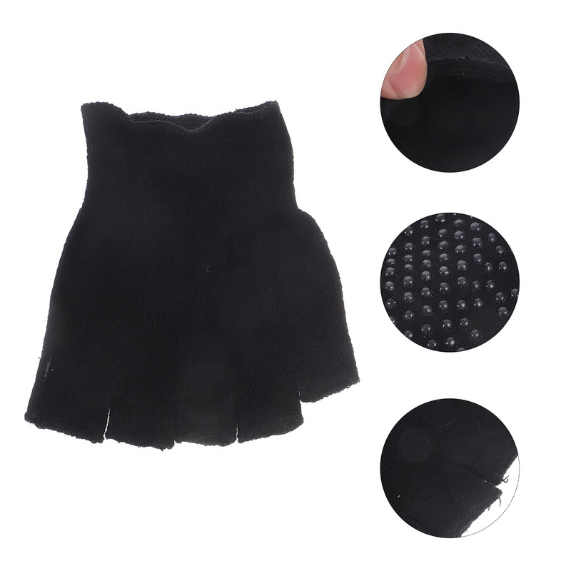 Dámske ponožky na vysokom podpätku, protišmykové, absorbujúce pot, pre polovicu chodidla, bez podpätku