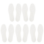 5 poros universalūs vienkartiniai vidpadžiai, prakaitą sugeriantys, nupjaunami batų vidpadžiai sportiniam laisvalaikiui (balti, S)