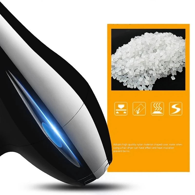 Πιστολάκι μαλλιών 2200W Επαγγελματικό Ισχυρό Στεγνωτήρα Μαλλιών Γρήγορη θέρμανση Ζεστό και Κρύο Ρύθμιση Πιστολάκι ιονικού αέρα με συλλογή αέρα