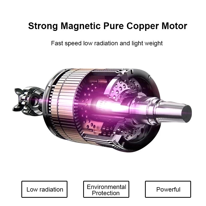 Πιστολάκι μαλλιών 2200W Επαγγελματικό Ισχυρό Στεγνωτήρα Μαλλιών Γρήγορη θέρμανση Ζεστό και Κρύο Ρύθμιση Πιστολάκι ιονικού αέρα με συλλογή αέρα