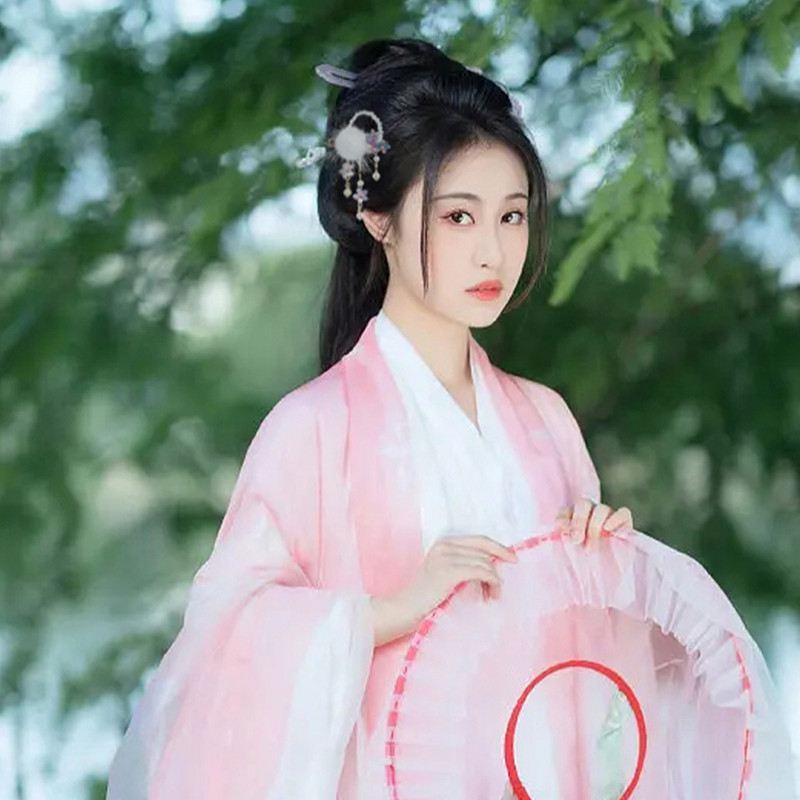 1 par plišanih cvjetnih ukosnica Kineski hanfu dodaci za kosu za djevojčice Biserne kopče za kosu s kićankama Vintage Party Ukosnice Nakit za kosu