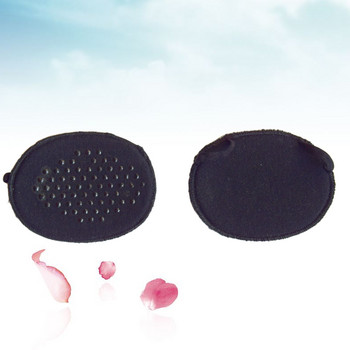 1 Ζεύγος εξαιρετικά μαλακά μαξιλάρια μπροστινού ποδιού με ανοιχτά δάχτυλα Αόρατο μαξιλαράκι με σφουγγάρι Ψηλοτάκουνα προστατευτικά παπουτσιών (μαύρο)