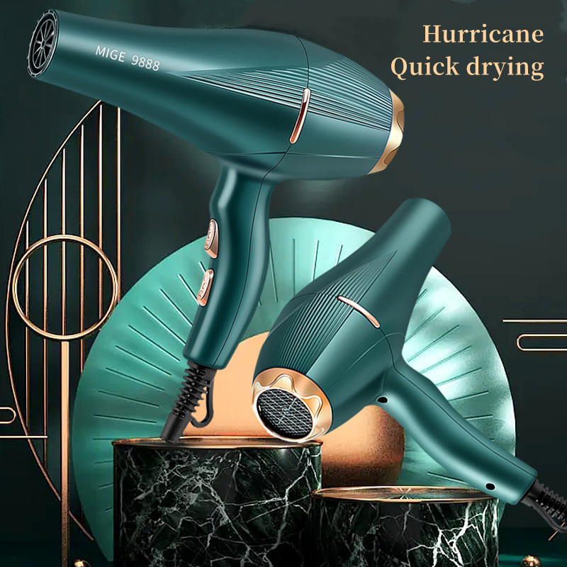 Professionaalne kiire föön 2300 W ülisuure võimsusega kiiresti kuivav sinine valguse ioon vaigistus, soovitatav kodustes juuksurisalongides