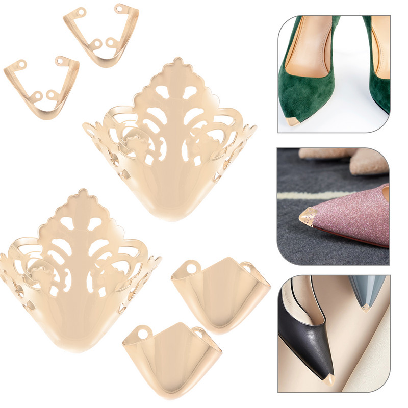 2 perechi de protecție pentru degetele cu toc înalt pentru cizme de cowboy