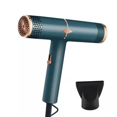 Professionaalne föön 1600 W suure võimsusega kiiresti kuivav negatiivse iooniga kokkupandav kaasaskantav majapidamises kasutatava juuksurisalongi T-tüüpi föön