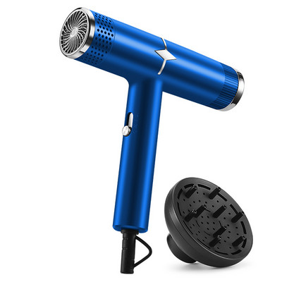 Professionaalne föön 1600 W suure võimsusega kiiresti kuivav negatiivse iooniga kokkupandav kaasaskantav majapidamises kasutatava juuksurisalongi T-tüüpi föön