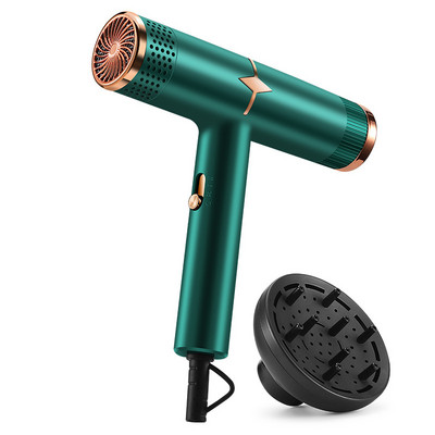 Professionaalne föön 1600 W suure võimsusega kiiresti kuivav negatiivse iooniga kokkupandav kaasaskantav majapidamises kasutatava juuksurisalongi T-tüüpi föön