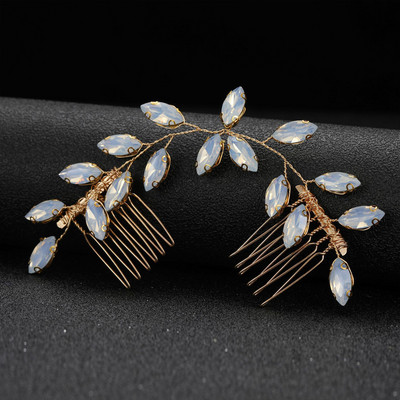 Modni češalj za kosu Vjenčani dodaci za kosu za žene Ukosnice od legure vještačkih dijamanata Djevojačke igle za zabavu sa strane Šarm Pokrivala za mladenke Nakit