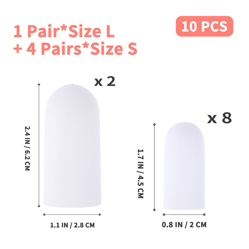 ROSENICE 5 paari varbakaitsmed varbakaitse varvaste katted toru villide jaoks Haamer varvaste konnasilmad