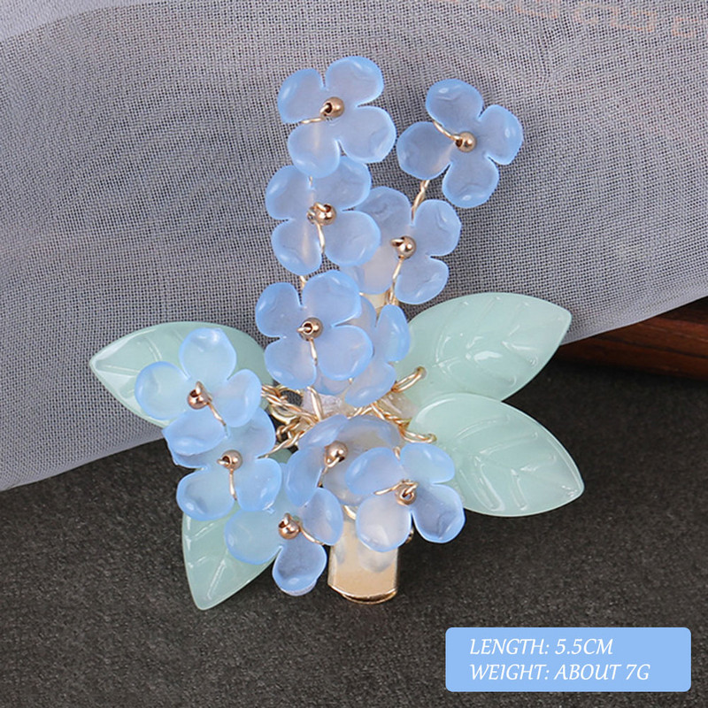 Naiste juukseklambrid küljel Juuksenõelad Pruudi peakate akrüülist lillekujuline sulamist tiaaras tüdrukute pidu igapäevane peakate moeehted