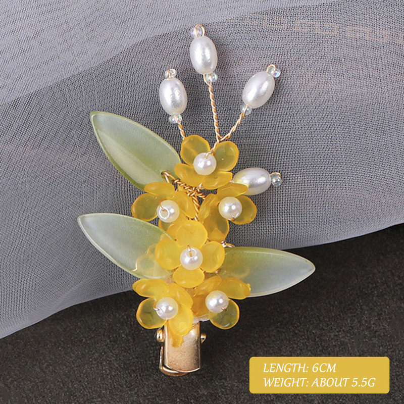 Naiste juukseklambrid küljel Juuksenõelad Pruudi peakate akrüülist lillekujuline sulamist tiaaras tüdrukute pidu igapäevane peakate moeehted