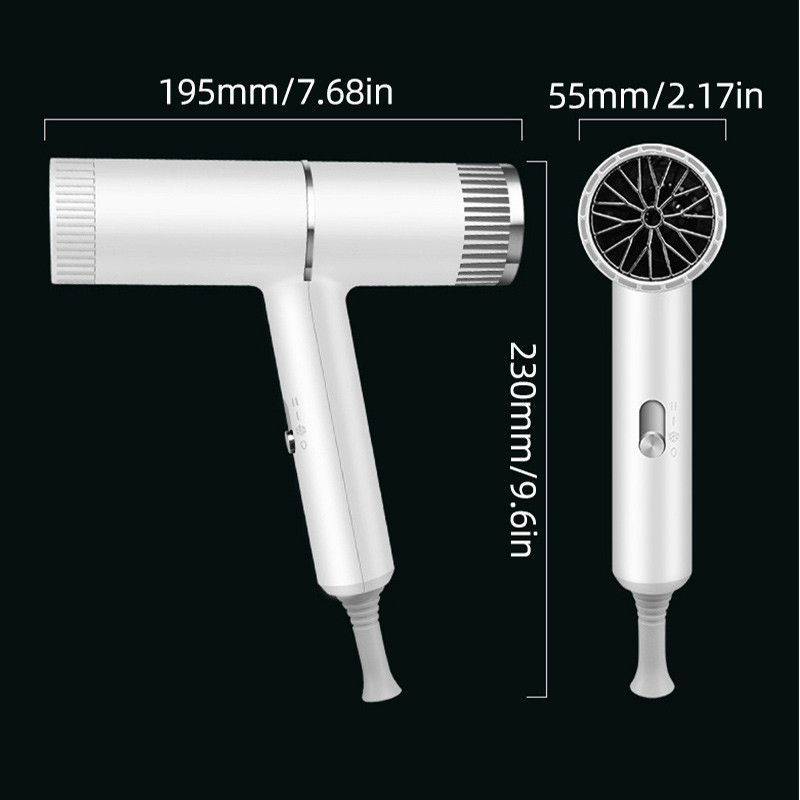 Sušilo za kosu negativni ion vruće hladno jak vjetar 59 sekundi brzo sušenje kose 3 brzine kućanski profesionalni frizerski alat 1000 W