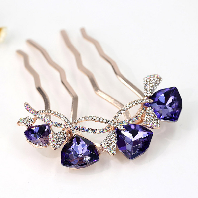 Moodsad juuksenõelad Tiaras Pruudi juuksekaunistus naistele Rhinestone'i kristallist sulamist juukseklambrid pulmatüdrukute balli peaehete ehted