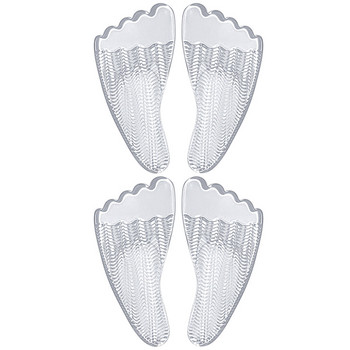 2 чифта Лепкава предна подложка с пет пръста Подложки за обувки Подметки с високи токчета Подметка Поддръжка на крака Стелка Гел Грип Miss Arch