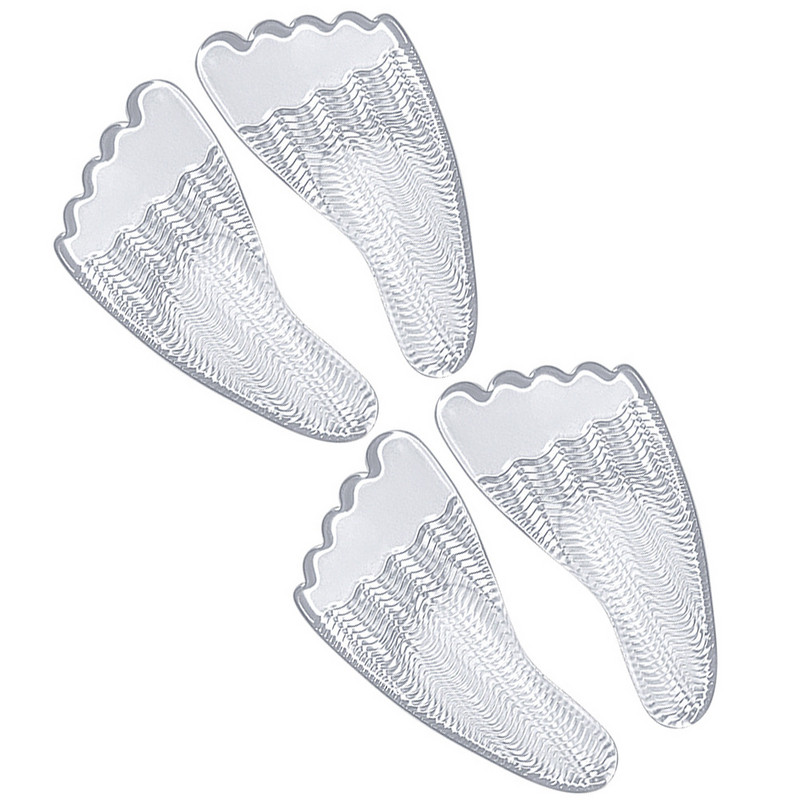 2 ζεύγη Five Toe Sticky μπροστινό μαξιλαράκι παπουτσιών Ψηλοτάκουνα Υποστήριξη σόλας ποδιού Εσωτερική σόλα Gel Grip Miss Arch