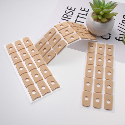 45 τμχ Αυτοκόλλητα μαξιλάρια κάλλου Σφουγγάρι μαξιλάρι κάλλου Στρογγυλά αδιάβροχα μαξιλάρια κάλλου Κοίλα μαξιλάρια κάλλου Μαξιλάρια καλαμποκιού για&