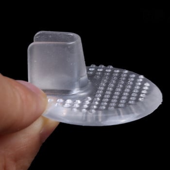 3 чифта силиконови възглавнички за предната част на стъпалото Прозрачни възглавнички за флопове Възглавнички за предпазители за предпазители за пръсти за метатарзална опора и анти-