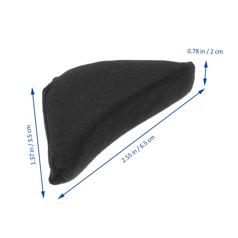 2 perechi de inserții de umplere a degetelor de la picioare Dop reglabil pentru umplere de pantofi Reutilizabil pantofi pantofi prea mari Inserții de pantofi unisex pentru bărbați Pompe unisex