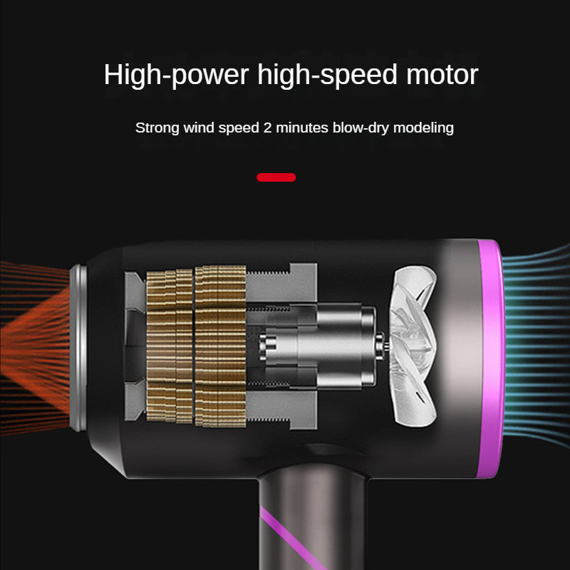 Suure võimsusega föön hotelli majapidamises kasutatavate negatiivsete ioonide föön, külm ja kuum termostaadiga föön, kiiresti kuivav juukseföön