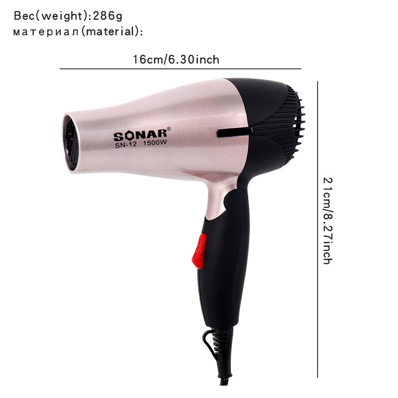 Uus MINi 220v EU pistikuga 1000 W kuuma ja külma tuulega föön Föön Föön Föön Stiilitööriistad salongides ja majapidamises kasutamiseks