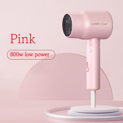 CONFU professionaalne anioonföön 800W/1100W väikese võimsusega kaasaskantav juuksehoolduskuivati Kiiresti kuivavad kokkupandavad reisipuhurföönid