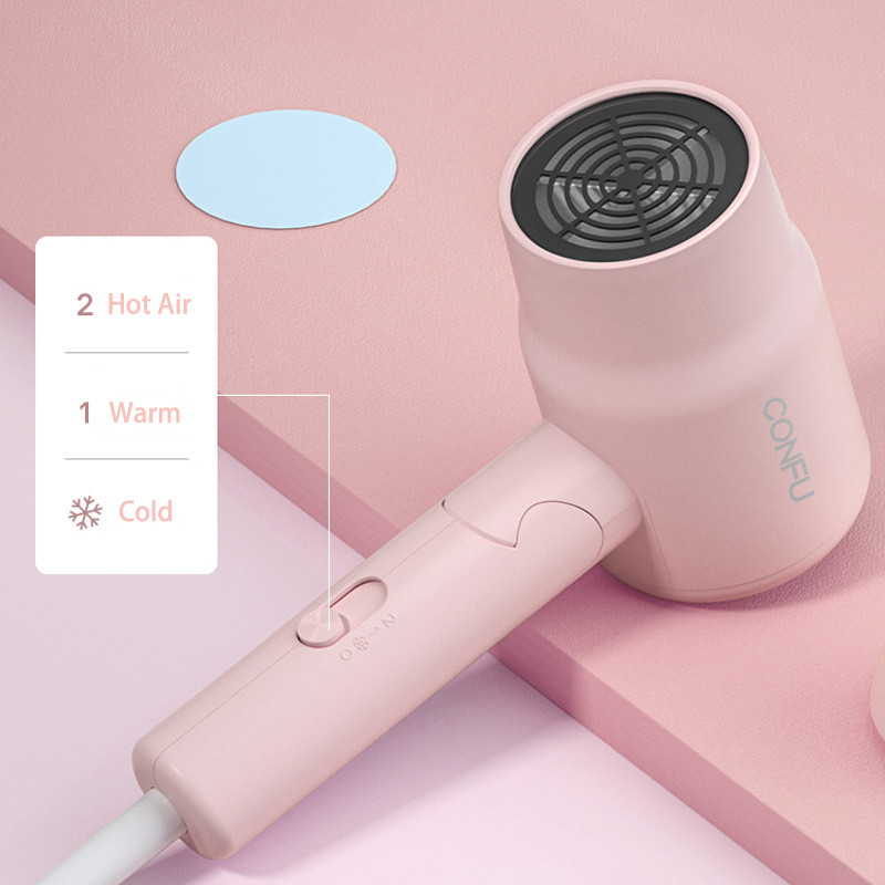 CONFU professionaalne anioonföön 800W/1100W väikese võimsusega kaasaskantav juuksehoolduskuivati Kiiresti kuivavad kokkupandavad reisipuhurföönid