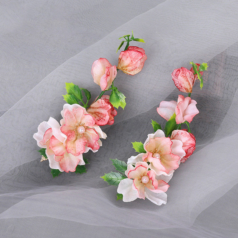 2 komada Vintage kopče za kosu s resicama Cvjetne ukosnice Kineski dodaci za kosu Djevojke Cheongsam ukosnice Retro vjenčani nakit za kosu