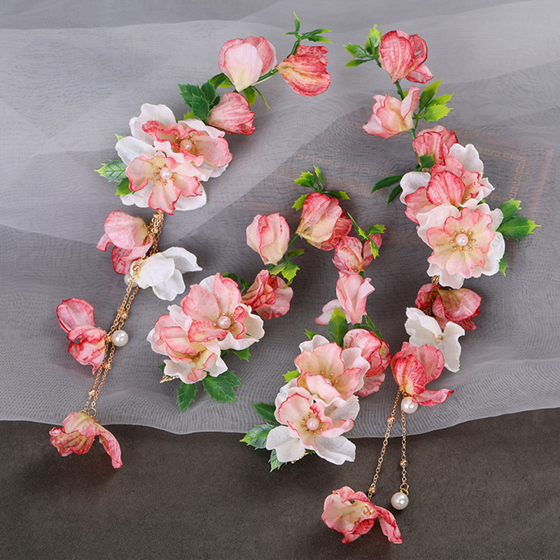 2 komada Vintage kopče za kosu s resicama Cvjetne ukosnice Kineski dodaci za kosu Djevojke Cheongsam ukosnice Retro vjenčani nakit za kosu