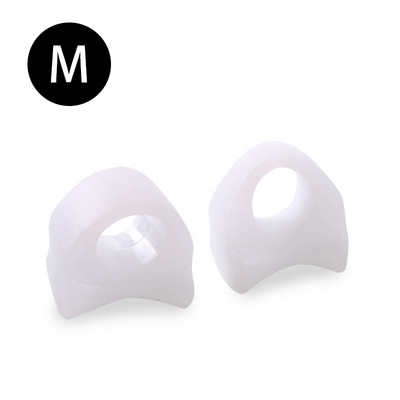 2tk = 1paar eraldaja sõrmejalgade hoolduskaitse silikoonist varvaste ortopeedilised tooted.