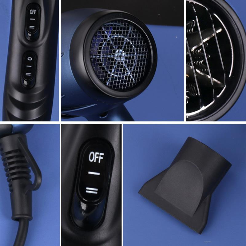 AIKIN KEMEY profesionalno sušilo za kosu 3800 W, 6 brzina, podešavanje vrućeg/hladnog vjetra, brzo sušenje, brijačnica, sušilo za kosu sa skupljanjem zraka