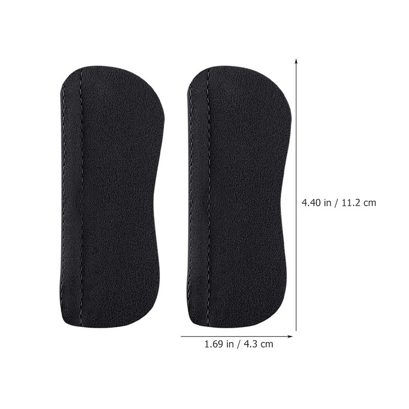 4 páry chráničov topánok na päty, vložky do topánok s príliš veľkými podrážkami, pánske vložky z mikrovlákna, dámske chrbtové vankúše