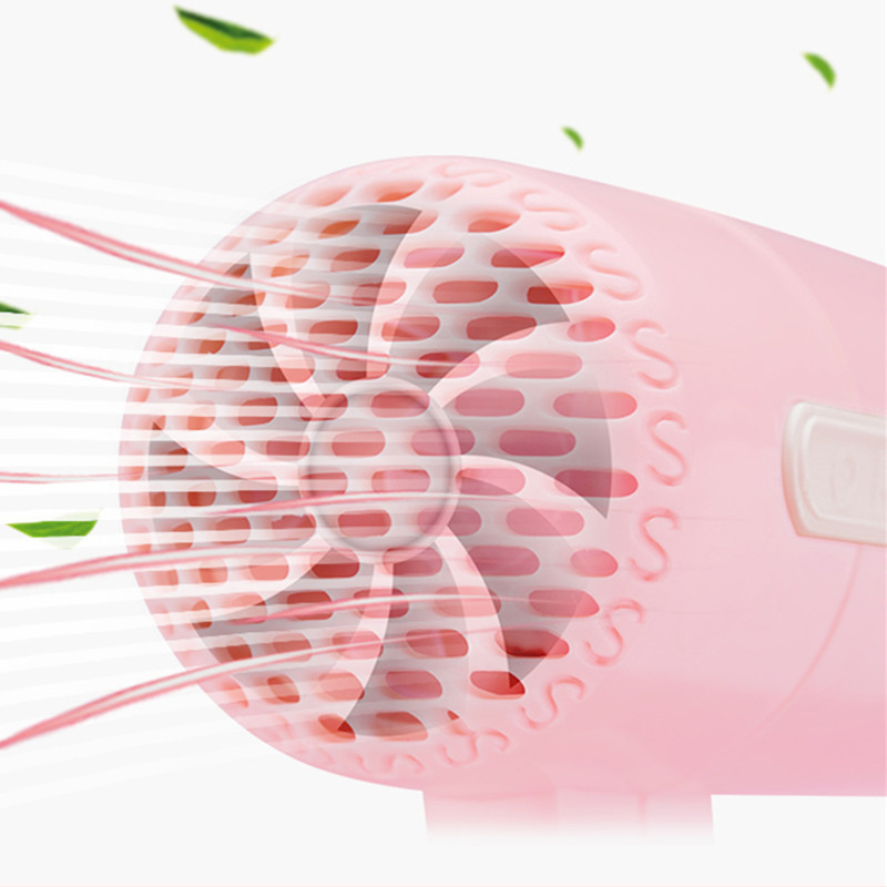 450 W karšto pardavimo mini plaukų džiovintuvas, sulankstomas namas, nešiojamas termostatinis oro surinkimo įrenginys Traveller kompaktiškas pūstuvas elektrinis plaukų džiovintuvas