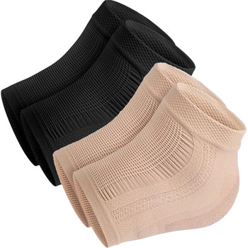2 чифта чорап с пета Протектор за крака Чорапи за многократна употреба Ремонт на напукване Предотвратяване на гел Миещи се калъфи за ръкави Miss