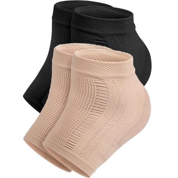 2 чифта чорап с пета Протектор за крака Чорапи за многократна употреба Ремонт на напукване Предотвратяване на гел Миещи се калъфи за ръкави Miss