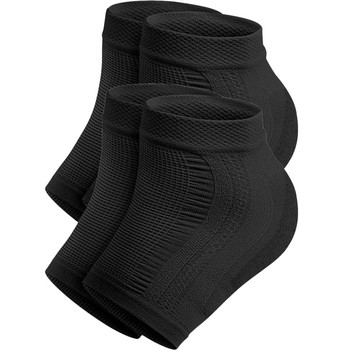 2 ζεύγη κάλτσες φτέρνας Προστατευτικό ποδιών επαναχρησιμοποιούμενες κάλτσες Επιδιόρθωση σκασίματος Αποφυγή τζελ Πλενόμενο μανίκι Καλύμματα μανικιών Miss