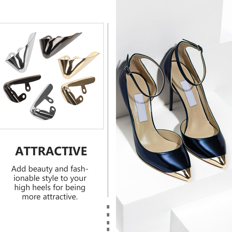 Pirštų apsauga Batų smailus dangtelis Aukštakulniai Priedai Batai Galvos Apsaugos Apdangalai Remonto Dalys