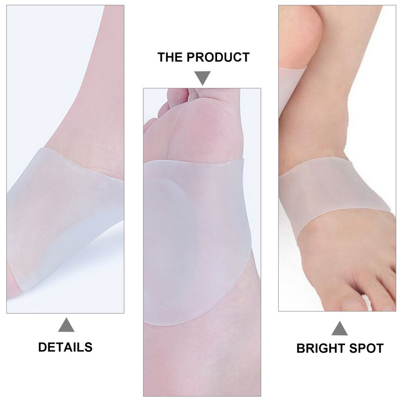 2 para Silikonski potporni luk Gel Ljepljivi uložak Ravna stopala Steznik za njegu Jastuk za njegu Silika Ortotika Masažni jastučić Muškarci Žene