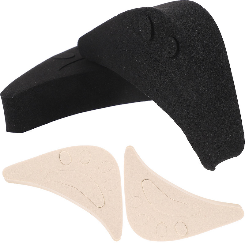 4 tk varbatäite sisestused kõrge kontsaga varbakinnituspadjad Reguleeritavad suure kinga varba sisetükid jala esiosa kinga sisetalla täiteaine kõrgetele kontsadele