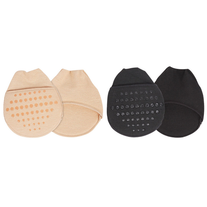 2 ζεύγη μαξιλαράκι σόλας αναπνέουσες κάλτσες Ψηλοτάκουνα παπούτσια Μαξιλάρια στο μπροστινό μέρος του ποδιού Σφουγγάρι Summer Invisible Man Ένθετο που απορροφά τον ιδρώτα