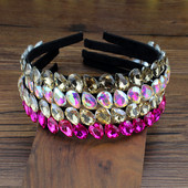 Luksuslikud pisarakristallidest juuksepaelad läikivad kividest peapaelad tüdrukutele naistele pulmadeks Elegantsed juukseaksessuaarid